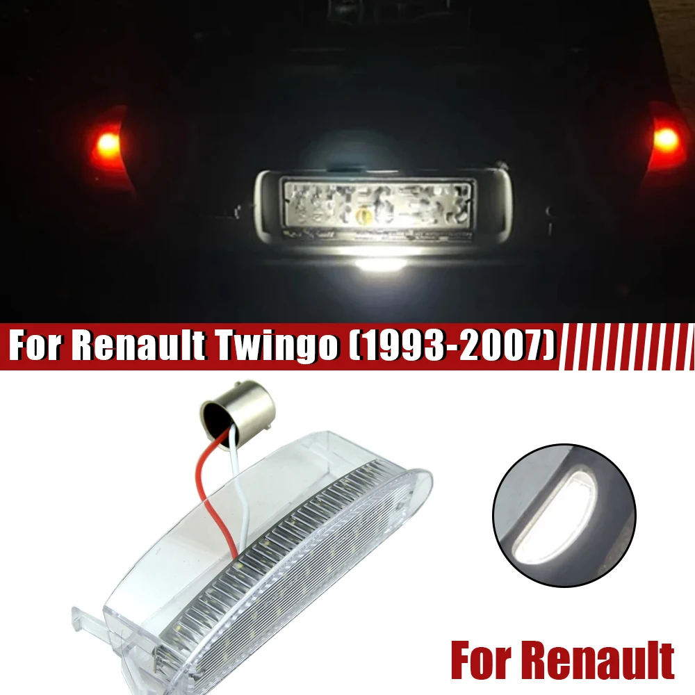 

Для Renault Clio MK2 (1998-2006) Для Renault Twingo (1993-2007) Белые безошибочные автомобильные светодиодные лампы освещения номерного знака