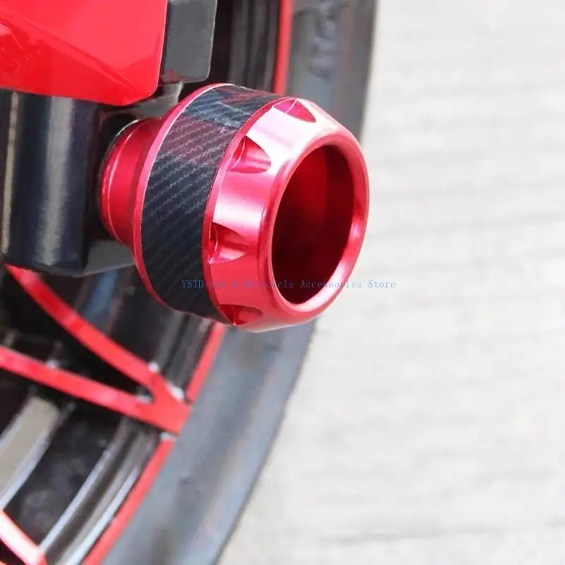 

L5BC Scooter Motorcycle Engine Crash Guard Pad Front Fork Cup Frame Slider Protector