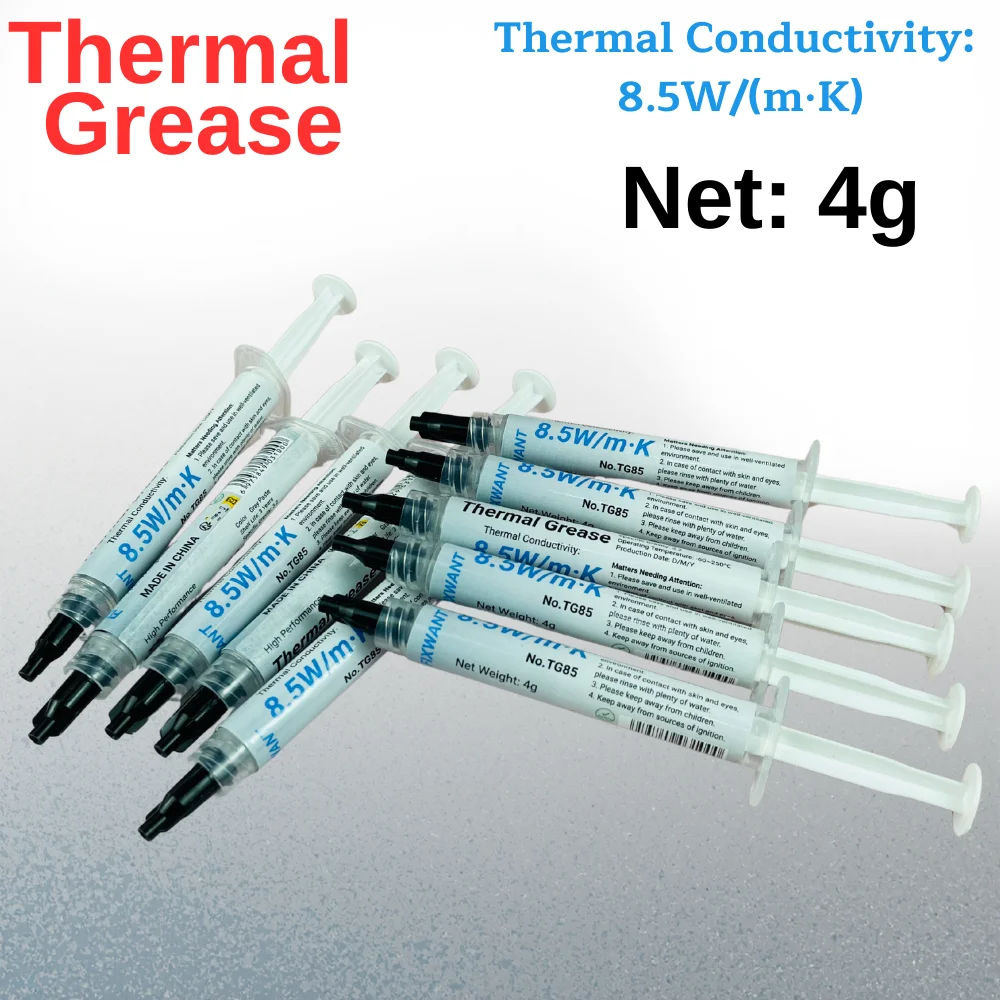 8.5w/m·k Thermal Paste Heat Conduction Compound Silicone Grease For Computer PC Laptop CPU GPU Video Card Chips 4g