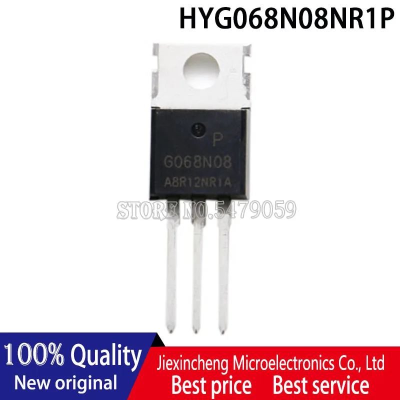 10 Buah HYG068N08NR1P G068N08 HYG068N08 TO-220 80V/160A MOSFET Baru Asli