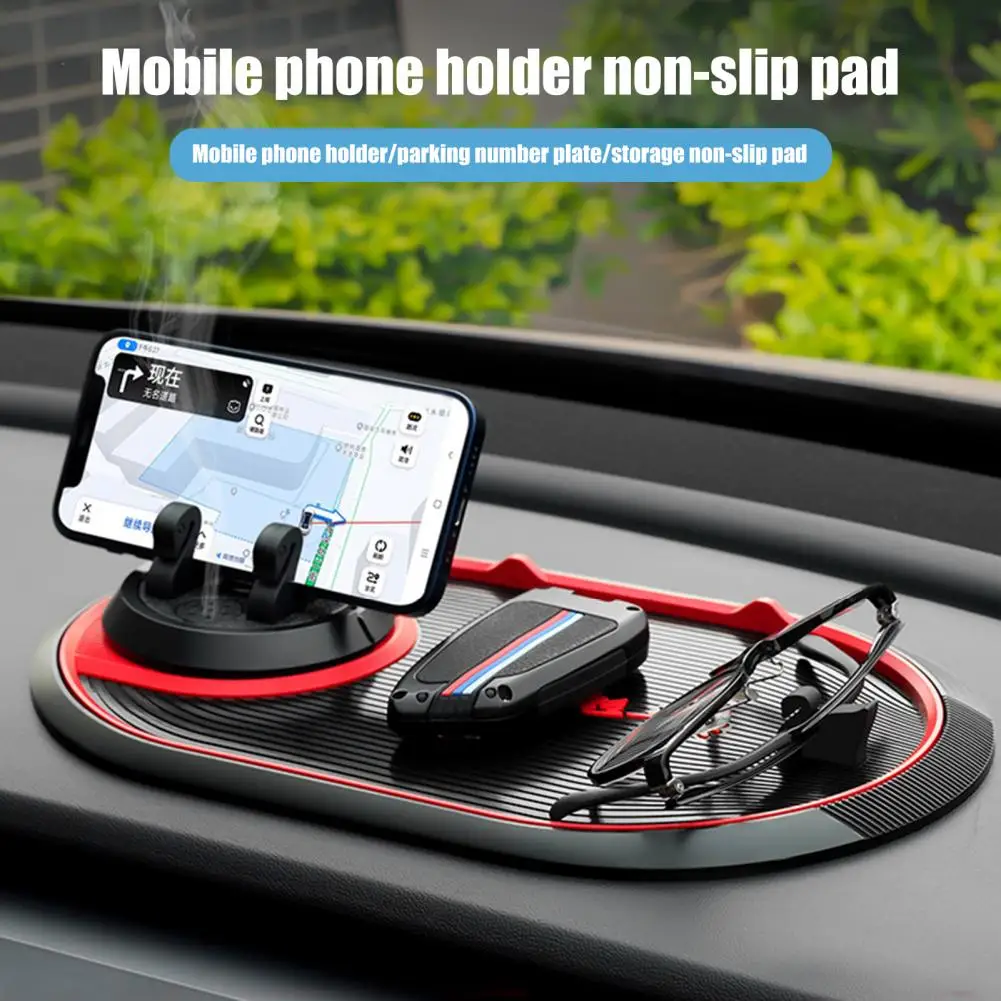 

Car Perfume Holder Car Mobile Phone Holder 360 Degrees Rotating Non-slip Phone Holder Car Anti-slip Mat for Dashboard for Phone