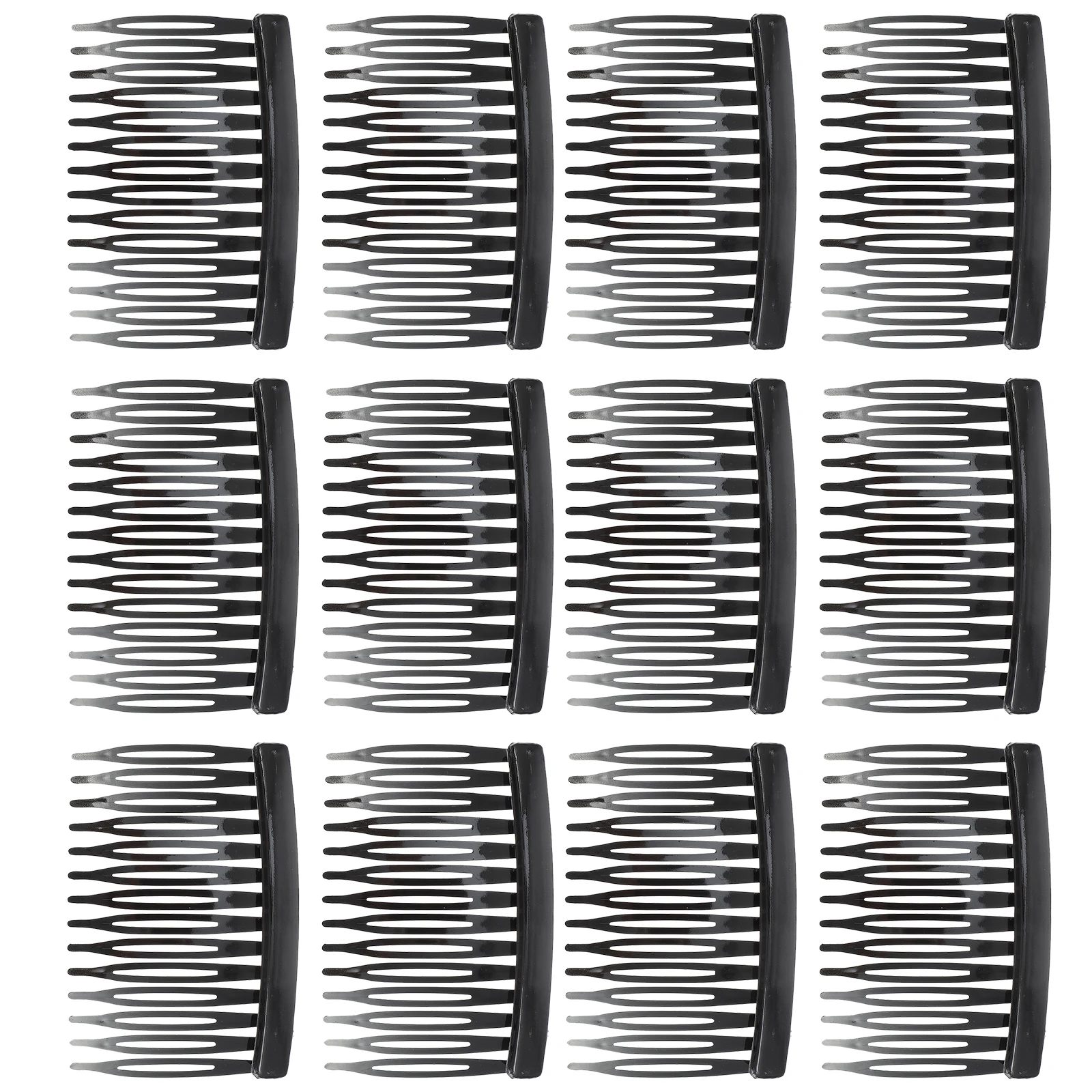 

50Pcs Elegant Hair Combs Smooth Edges Scalp Massager for Women Girls Styling Accessory Hair Side Comb Wide Teeth Combs