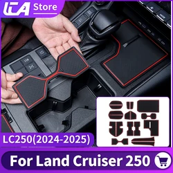 For Toyota Land Cruiser 250 2024 2025 Prado LC250 1958 First Edition Gate slot mat,Interior Upgraded Accessories Modification