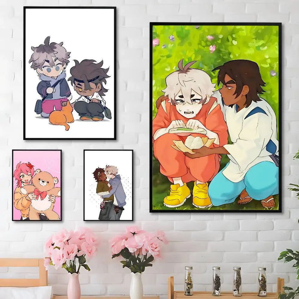 R-Rebound of the Heart Kai Chips New group Poster HD home decor sticky wall waterproof home living room bar aesthetic decor