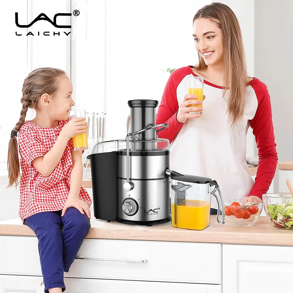 EXSAMO 1L 4 IN1 Electric Orange Juicer Extractor Machine 1500W High Power Speed Multifunction Vegetable Meat Fruit Juice Blender