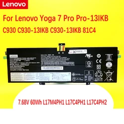 Laptop Battery L17C4PH1 For Lenovo YOGA 7 Pro Pro-13IKB C930 C930-13IKB 81C4 7.68V 60Wh L17M4PH1 L17C4PH2