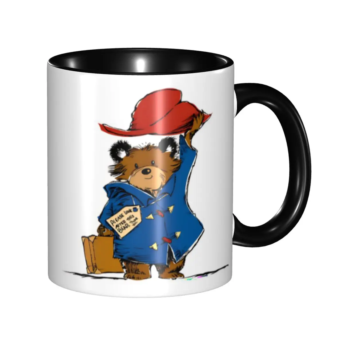 

British Fairy Tales Paddingtons Bear Movie Mug Personalized Coffee Ceramic Mug Cup Creative Present