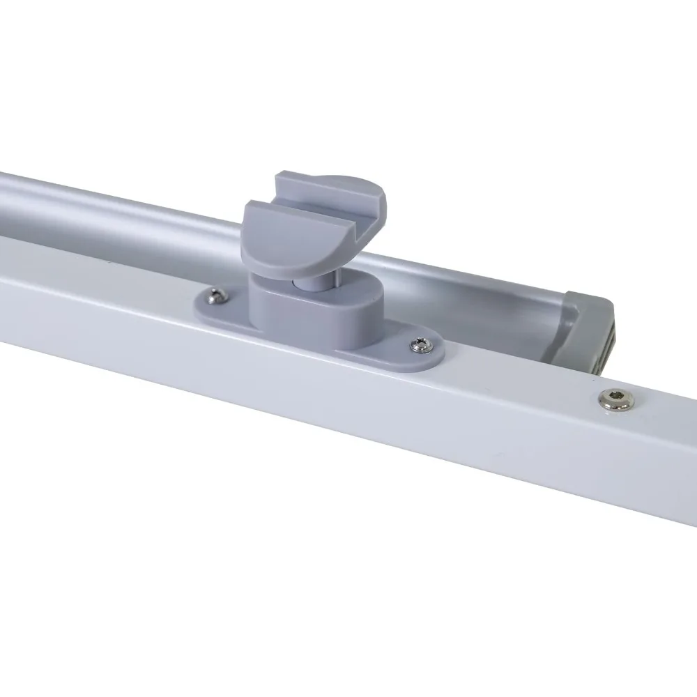 سبورة بيضاء مغناطيسية دوارة - لوحة مسح جافة مزدوجة الجوانب مقاس 68 × 37 مع عجلات للمكتب أو المدرسة أو المنزل #6