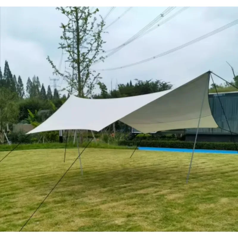 

STLF Outdoor Car Awning Waterproof Car Shade Sun Shade Garden Beach Umbrella Travel Camping Tent Tarp