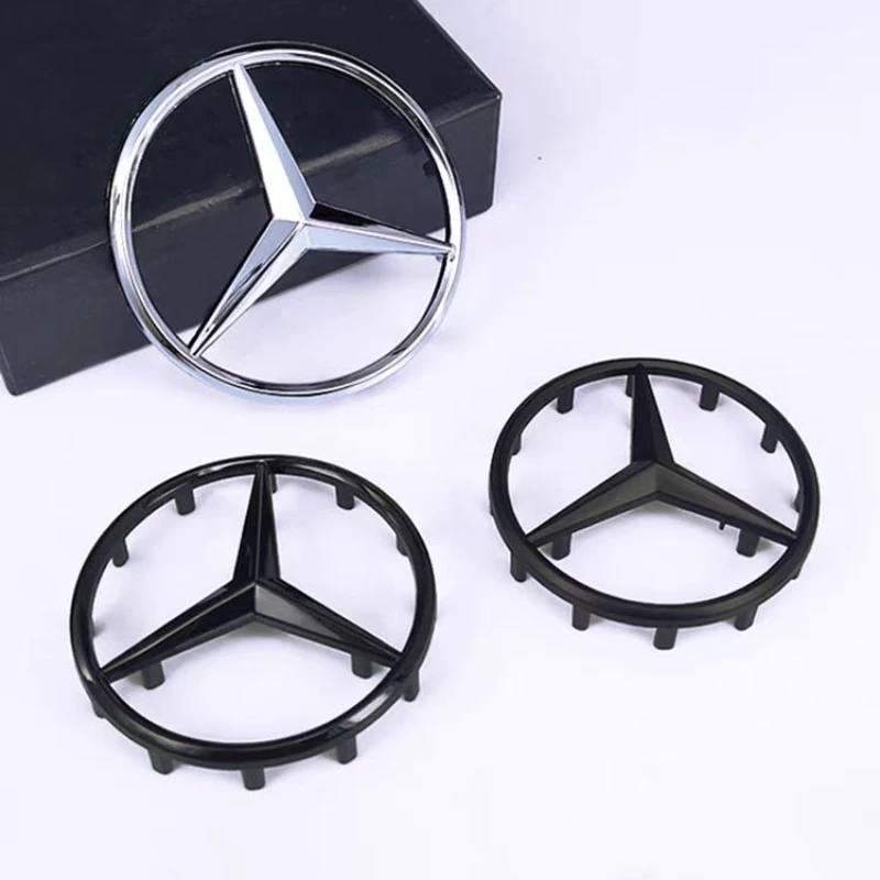 Top Quality 52mm 57mm Steering Wheel Center Badge Star Logo Car Emblem with 18 Pins for Mercedes Benz C CLA CLS GLC GLE GLS E