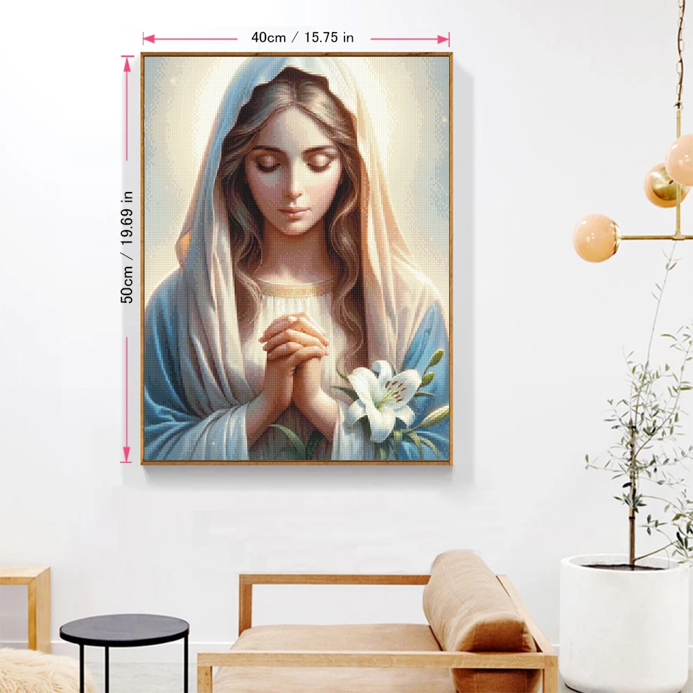 5D Diamond Painting Jesus and Virgin Mary Diamond Mosaic Bible Angels Series Full Square/Round Drill DIY Home Wall Decoration