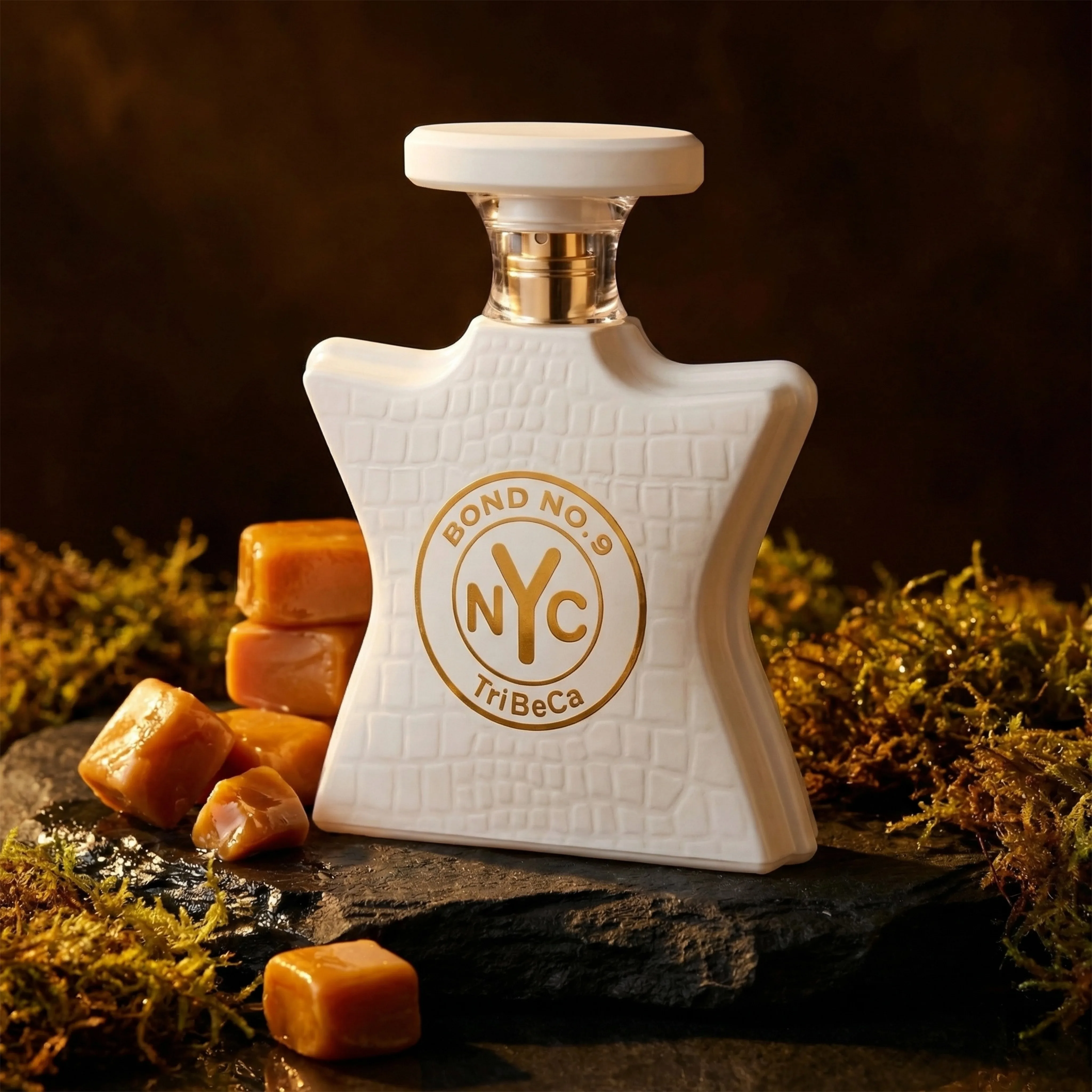 Bond No.9 TriBeCa Unisex Eau de Parfum 100ml, Warm Gourmand Woody Fragrance with Cacao & Hazelnut for Women & Men