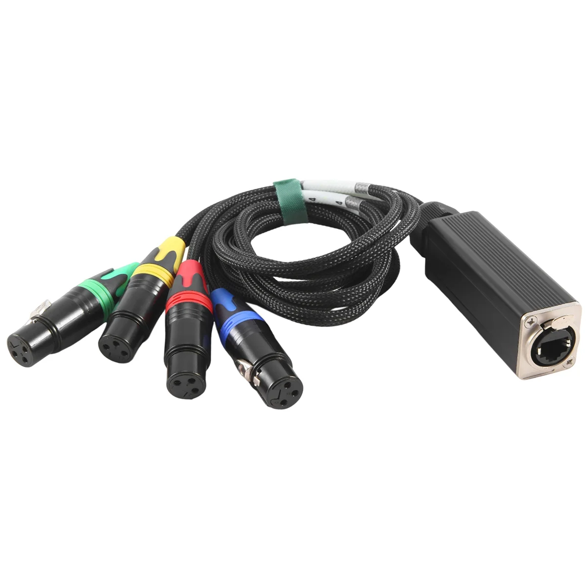 XLR 4-Channel 3-Pin Multi Network Stage and Studio Connection, XLR Male and Female Cable Stage Audio RJ45(NE8F-S4F)