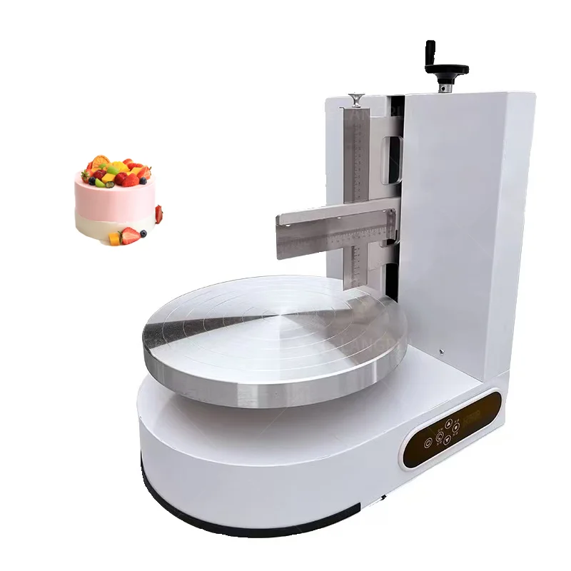 Good cake cream coated spread frosting decorating machine decoration and lazy must have cake machine