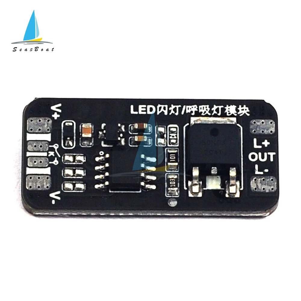 

3 Modes Slow Flashing Gradient Light Controller Module Gradually Fades Out Auto Dimmer Breathing Light Control Board 3-24V