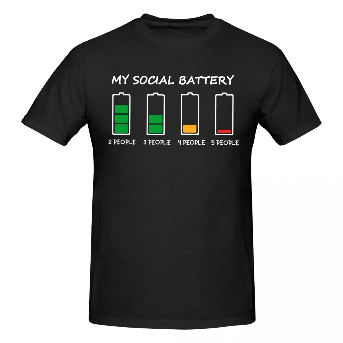 My Social Battery Funny T Shirts Graphic Y2K Summer Cotton Mens Women Tshirt Tops