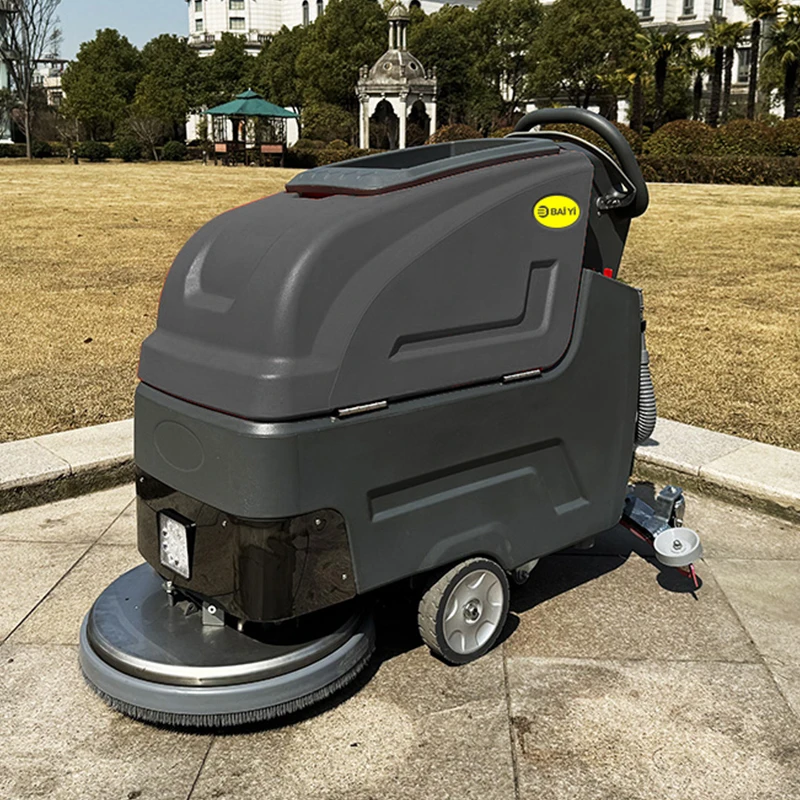 

Professional Commercial Electric Industrial Cleaner Scrubber Floor Machine 24V Walk-Behind New Condition for Burnishing