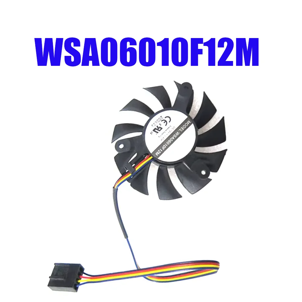 WSA06010F12M DC12V 0.25A 4PIN Cooling Fan For WHEE
