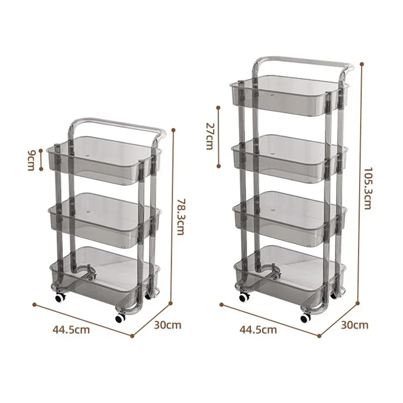 

Acrylic Cart Auxiliary Aesthetics Moving Esthetician Trolley Tray Salon Stations Furniture Trolly Muebles Belleza Beauty Bar