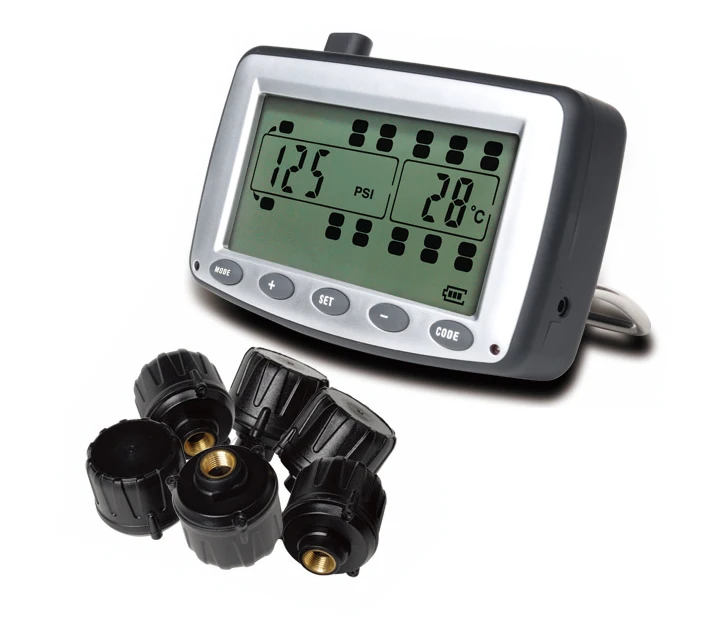 

Система контроля давления в шинах (TPMS) для тяжелых грузовиков с внешними датчиками – для грузовиков и автобусов с колесами 6-22 дюймов
