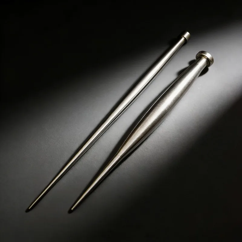 Solid Stainless Steel Bonsai Soil Tamper Root Raking and Loosening Tamping Tool for Succulent Repotting Gardening Hand Tool