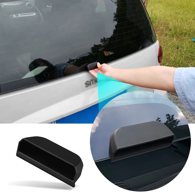 Car Rear Bumper Trunk Back Door Handle Sticker Auxiliary Knob Exterior Decoration Parts For Old Smart Fortwo 451 Car Accessories