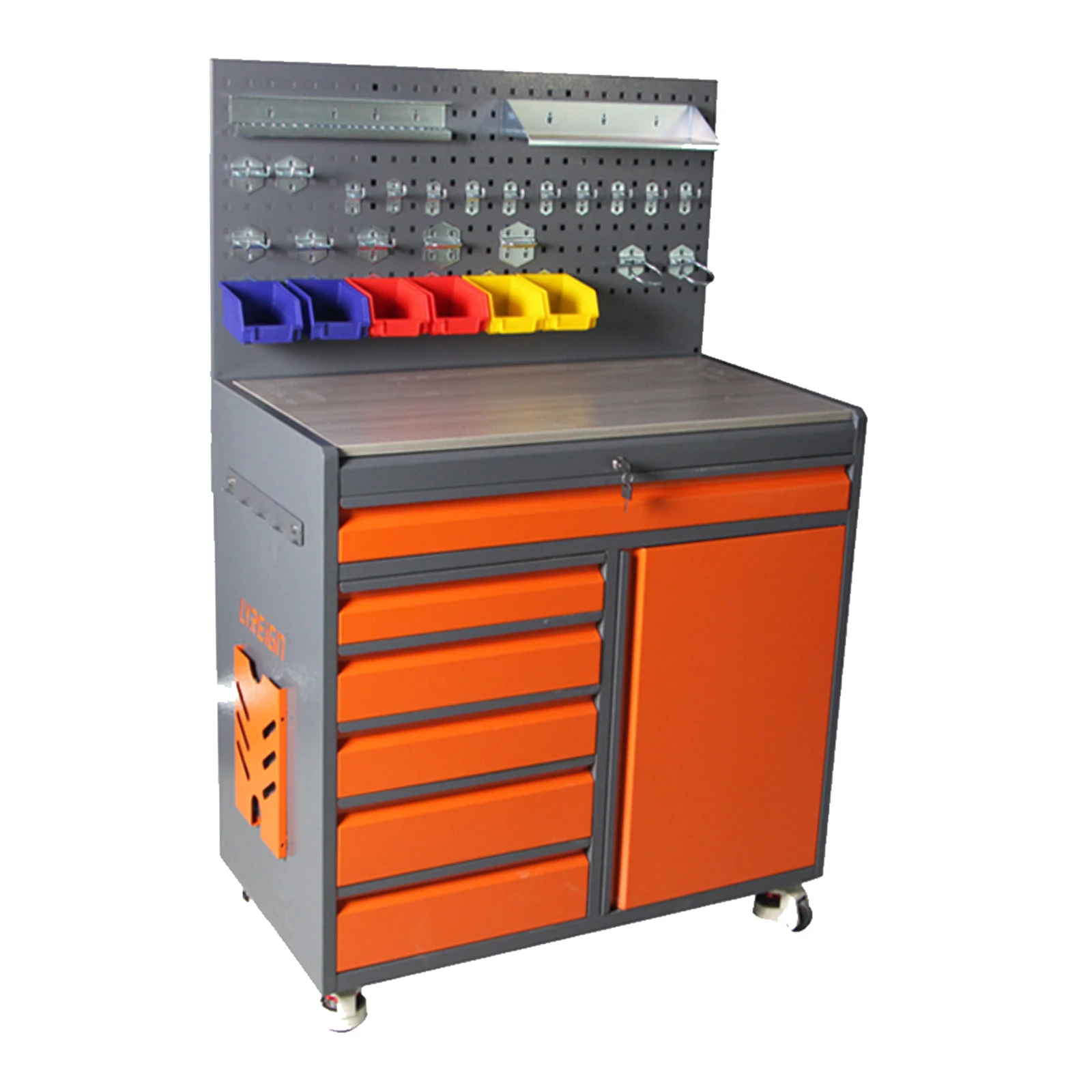 

Workbench Operating Table Six Drawers Heavy-duty CNC Tool Car Processing Center Dedicated Marble CNC