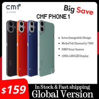Global Version CMF Phone 1 6.67 AMOLED display 120Hz Mediatek Dimensity 7300 50MP 5,000 mAh IP52 33W fast charging Phone1