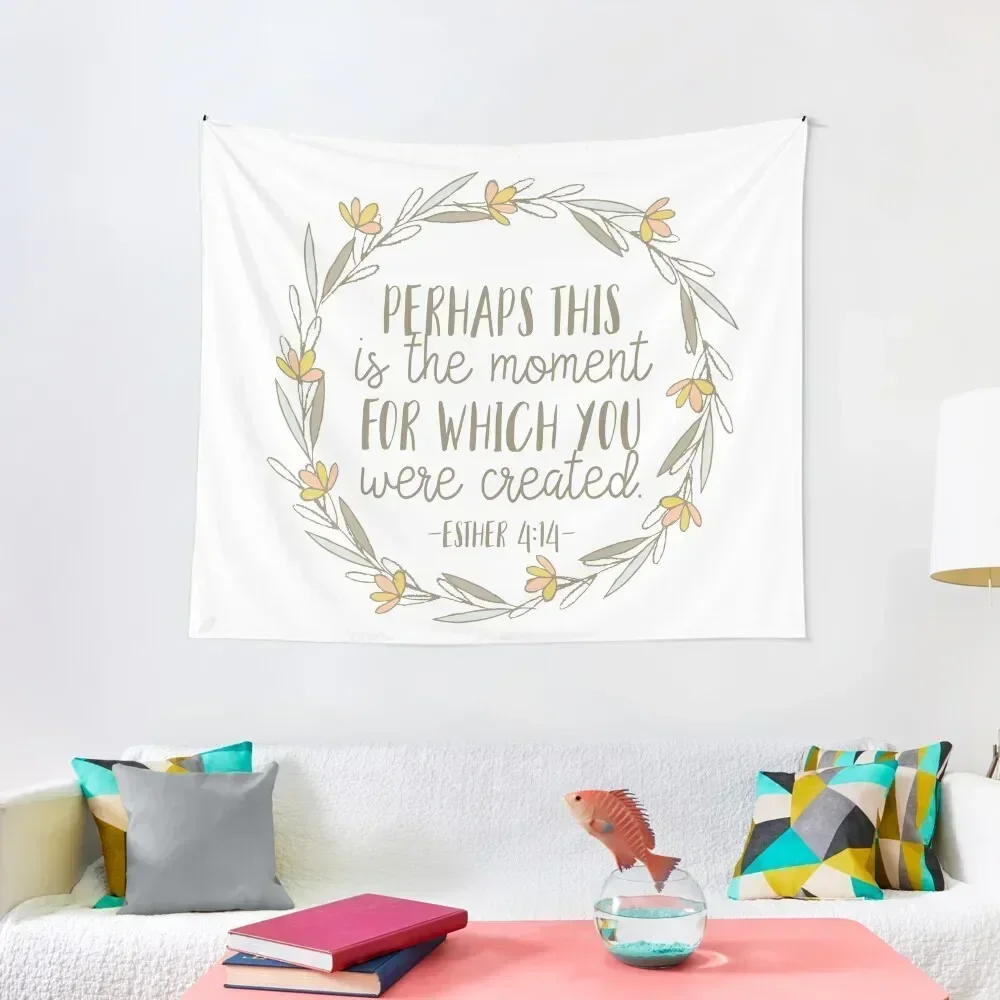 Bible Verse - Esther 4:14 Tapestry Cute Decor Room Decor Tapestry