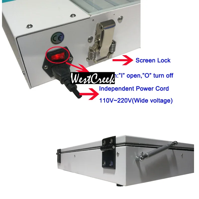 WESTCREEK 80W LED UV Vacuum Exposure Unit Digital Screen Printing Machine Making Plate Exposure Machine