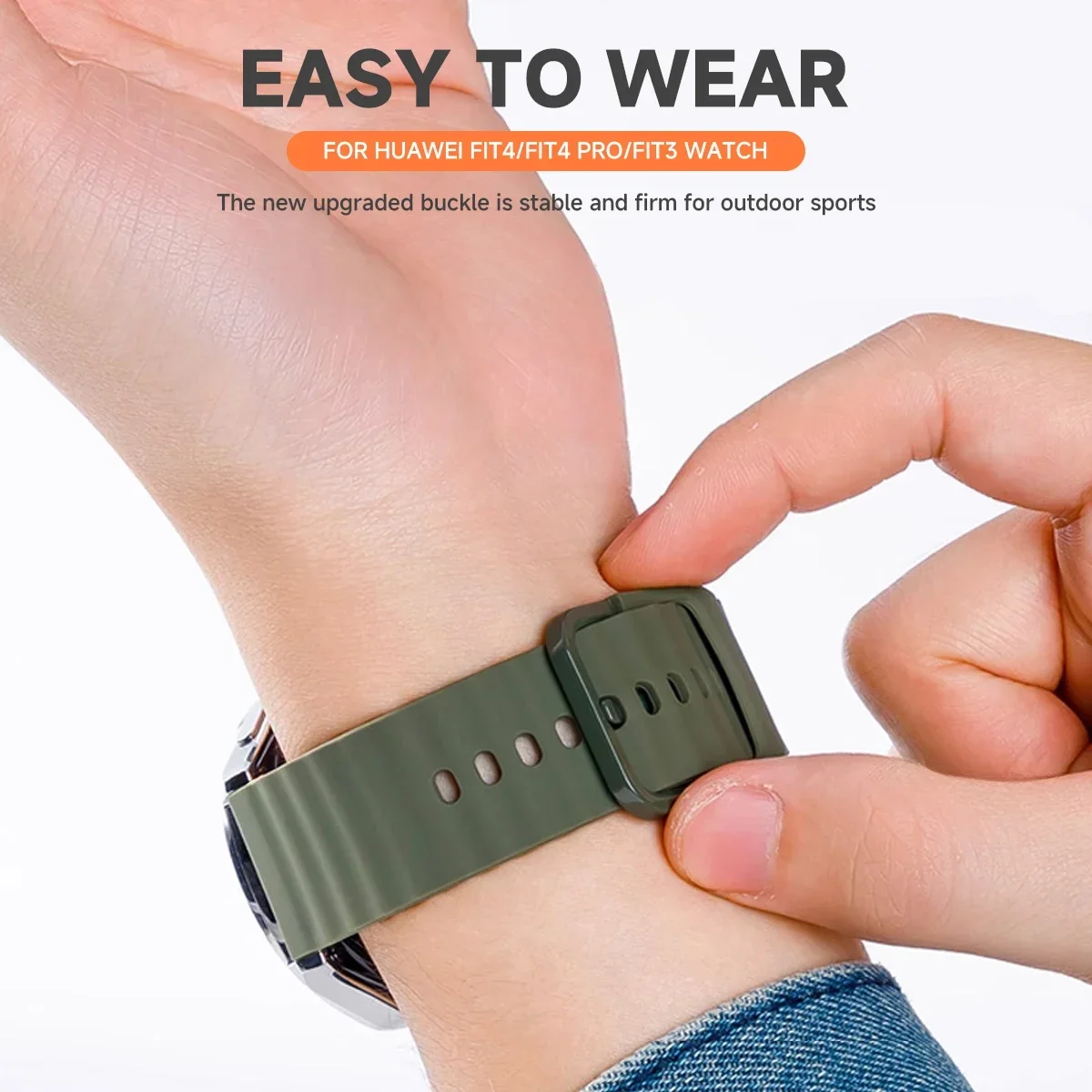 Cinturino sportivo in silicone per Huawei Watch Fit 4Pro 4 3 Bracciale Correas Cinturino traspirante per cinturino morbido Huawei Watch Band