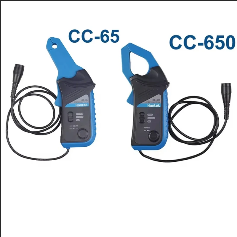 AC/DC Current Clamp Meter Hantek Oscilloscopes CC65 CC650 AC/DC 20KHz 400Hz Bandwidth 1mV/10mA 65A/650A with BNC plug