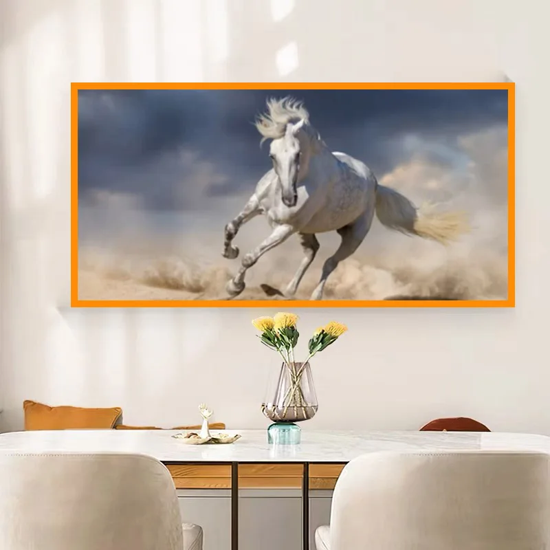 Galloping Horse Wall Art for Home Decoration, Canvas Painting, Abstract Picture Prints, Modern Living Room Decor