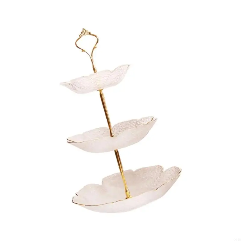 G92C Elegant Gold Trimmed Glass Dessert Bowl Set Serving Dish For Fruits And Snacks