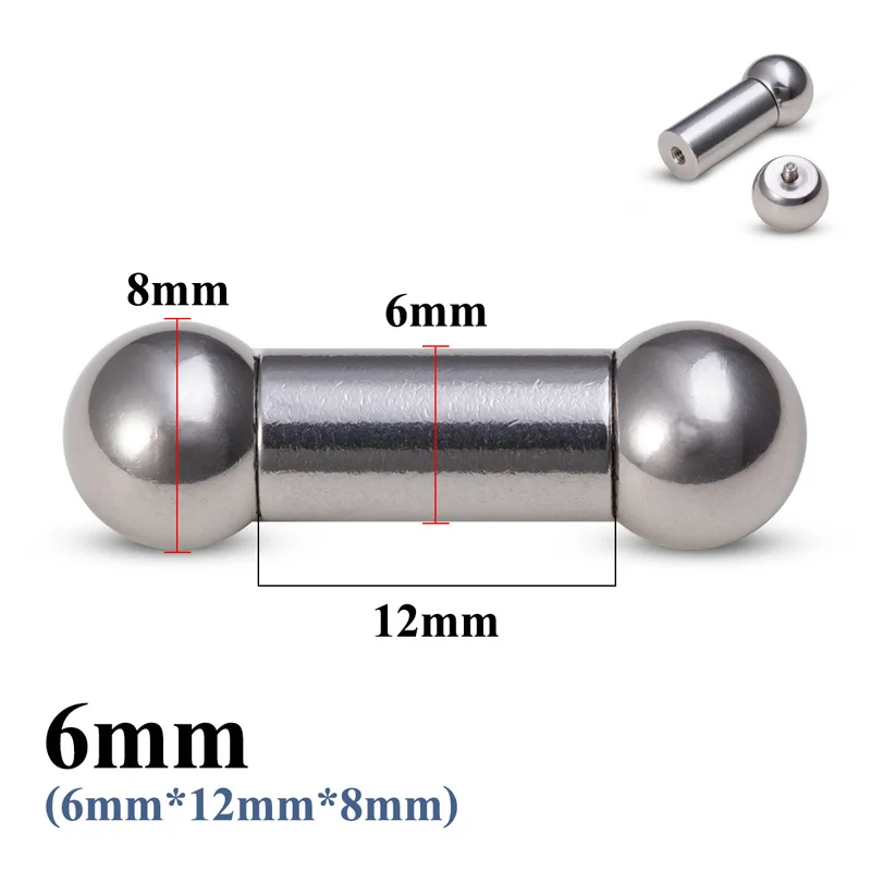 1pc Große Größe Edelstahl Genital Gerade Barbell Ohr Tragus PA Piercing Nippel Ring Bar Knorpel Ohrring Sexy Körper schmuck – Detail 13
