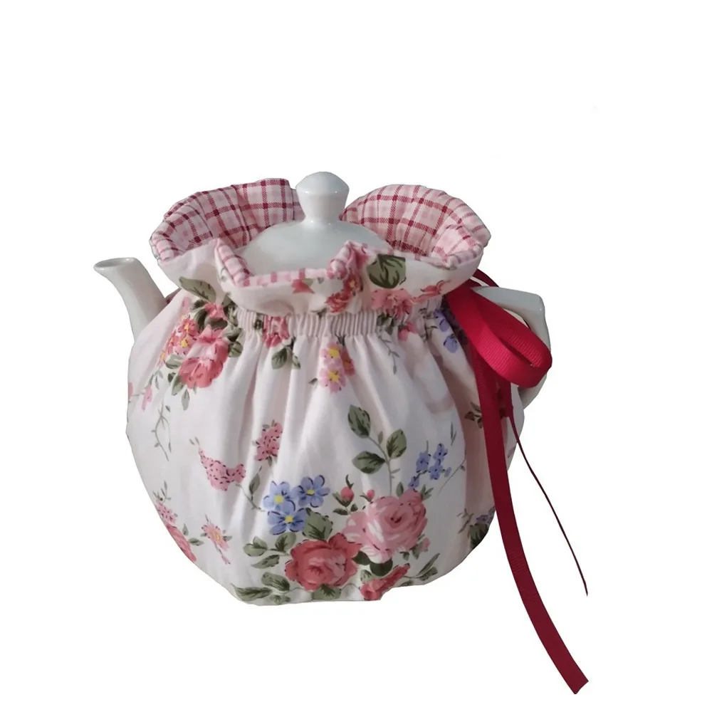 

New Insulation Tea Cosy Keep Warm Decorative Accessories Teapot Dust Cover Fabric Breakfast Warmer Teapot Cover Home Kitchen