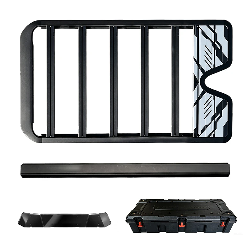 Wear‑Resistant Alloy Automobile Roof Load Carrier Side Awning Container Front Spoiler Multipurpose Travel Car Exterior Accessory
