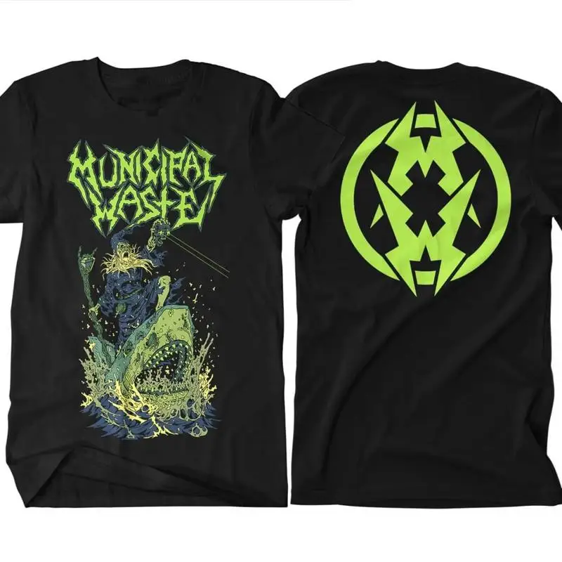 

New Municipal Waste Zombie Shark Gift For Fans Unisex S-5XL Shirt SS986