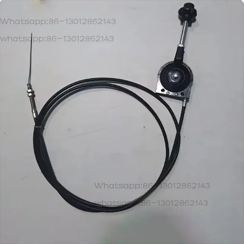 Hand Throttle Control for Excavator Harvester Tractor Ship Manure Spreader Throttle Cable Assembly Self-locking Controller