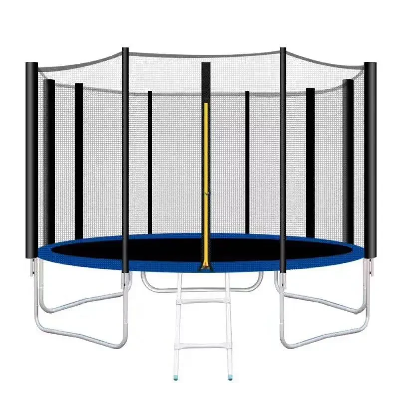 Children\'s Home Trampoline Kindergarten Large Trampoline Outdoor Bouncing Bed with Safety Net