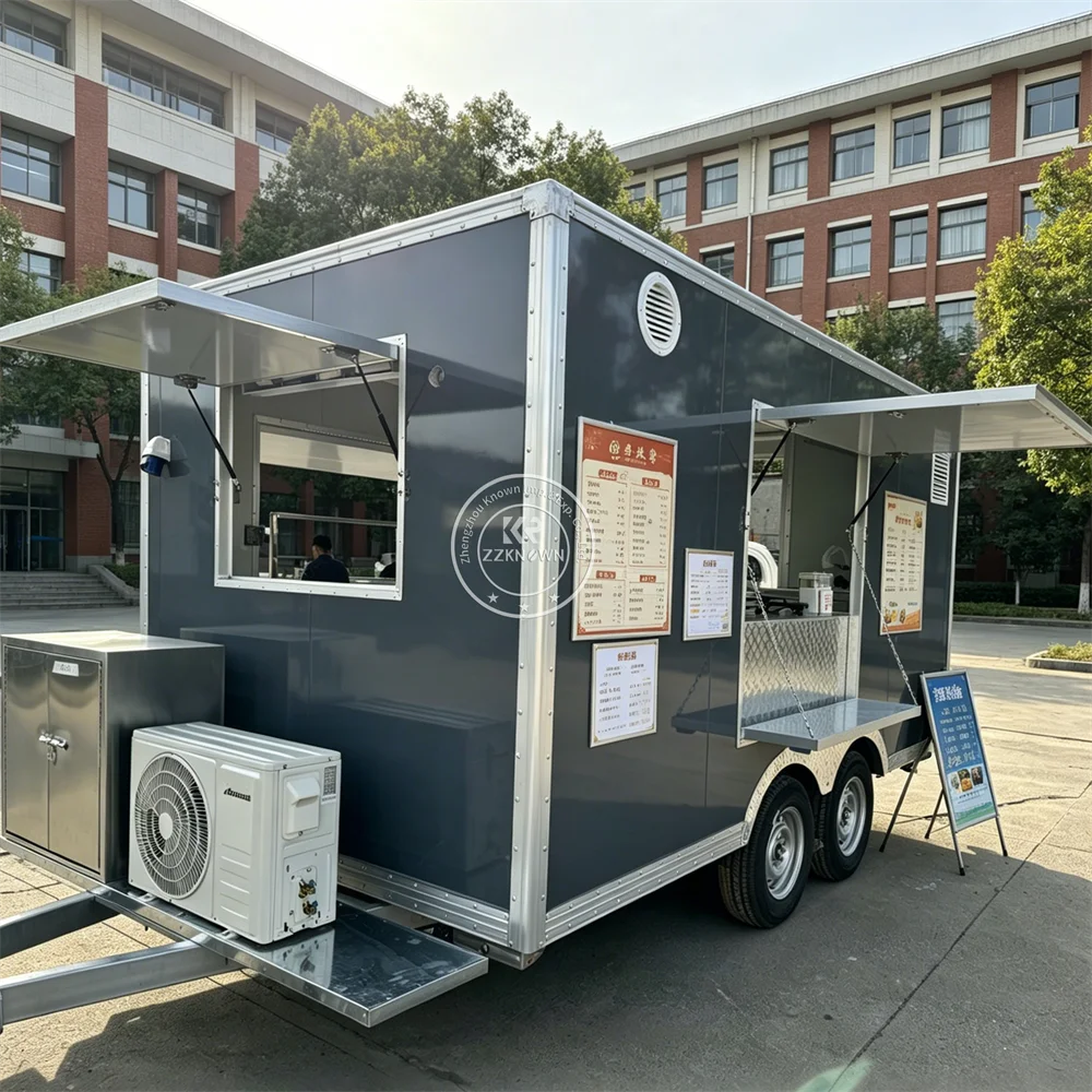 

Mobile Pizza Tacos Hotdogs Bbq Fast Food Trailer Concession Catering Trailer Street Fast Food Truck Fully Equipped