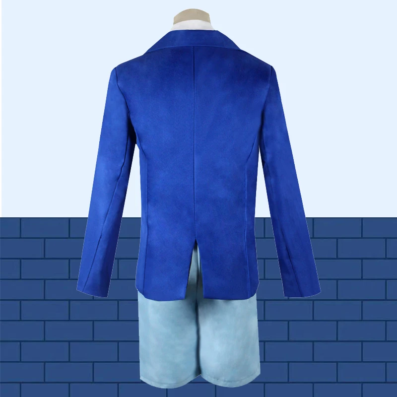 أنيمي المحقق كونان إيدوغاوا تأثيري الرجال والطفل هالوين زي كونان موحدة مجموعة القماش طالب أزياء مسرحية