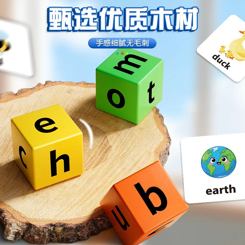 Children's English Word and Letter Battles, English Enlightenment, Puzzle Early Education Learning Aids, Board Game Toys