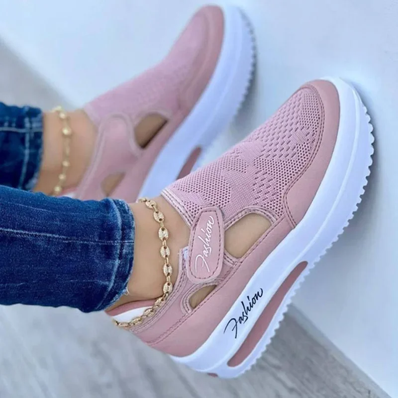 2023 kadın Sneakers platformu rahat nefes spor tasarım vulkanize ayakkabı moda tenis kadın ayakkabı Zapatillas Mujer