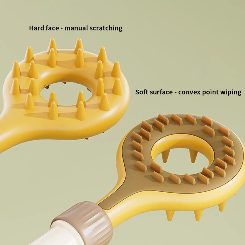 Telescopic Scalable Scratch Back Scratch Tool Point Massage Double Sided Teeth Itchy Scratch Portable Scratcher Magnetic Ball