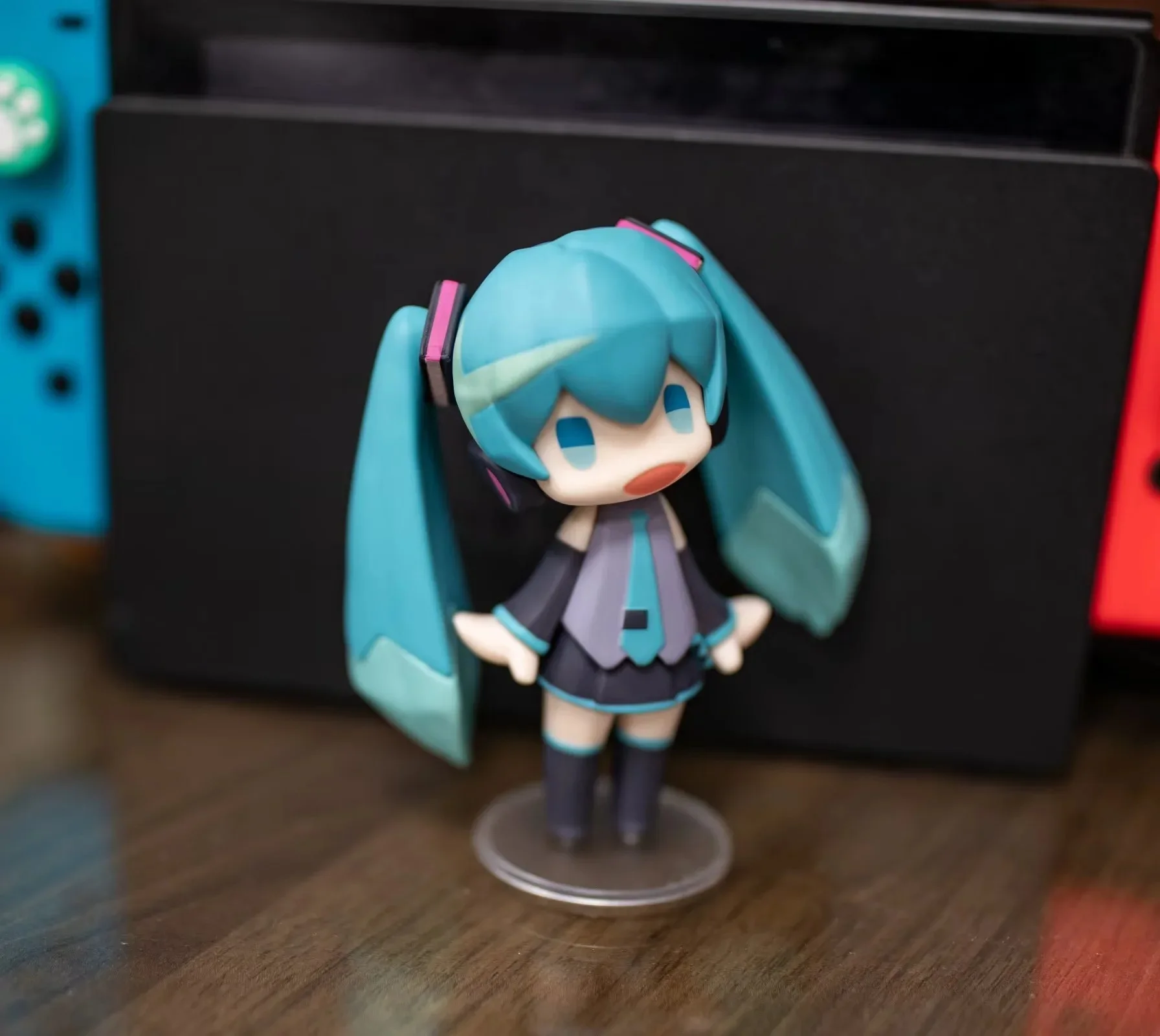 10CM Anime Hatsune Miku kawaii Q versione Action Figure PVC Modello Statua Giocattoli bambola Decorazione da scrivania Raccogliere regali