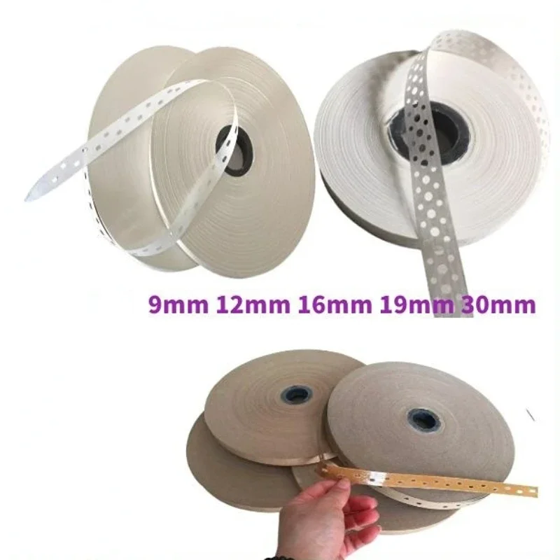 Re-moistened water tape veneer repair tape Veneer patch Furniture edge banding natural color wood veneer perforated tape