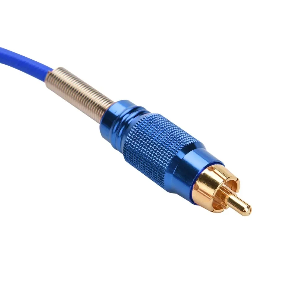 7 Màu Ra 2 Đầu RCA 1.8M Giao Diện Cáp Kẹp Hình Xăm Dây Công Tắc Móc Dây Chuyền Cho Chuyển Đổi Bộ Cáp Cấp Nguồn Cho hình Xăm Máy