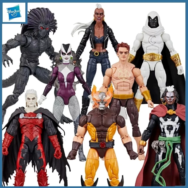 

Hasbro Genuine Marvel Legends Black Heart Brother Voodoo Wolverine Dracula Lilith Hellstrom Action Figure Toys for Boys Gift