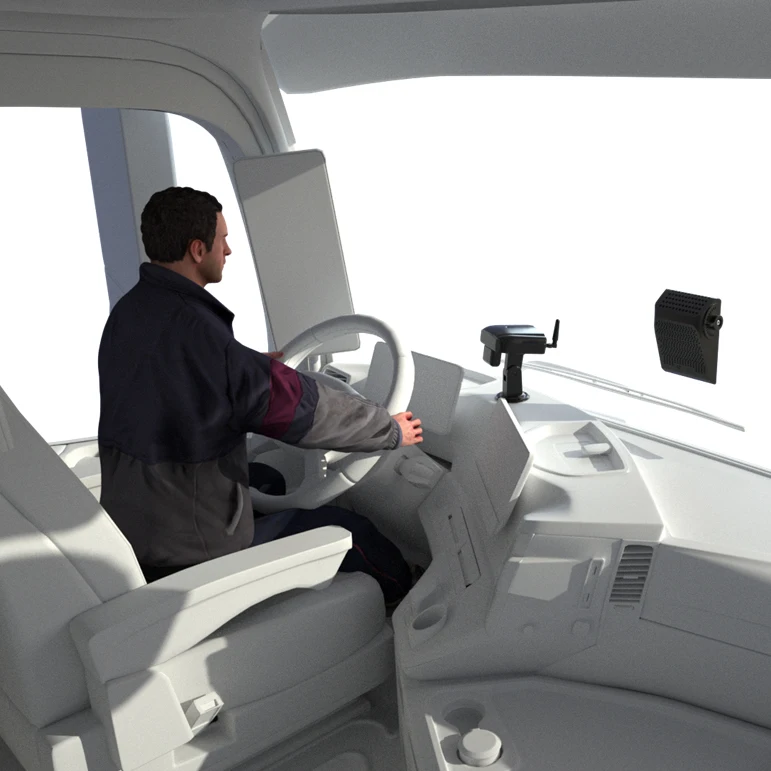 نظام CCTV المحمول عالي المتكامل 4G Dash Cam DVR مع التعرف على الوجه للمركبات #2